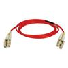 TrippLite 5M DUPLEX FIBER MULTIMODE LC/LC 62.5/125 PATCH CABLE RED N320-05M-RD